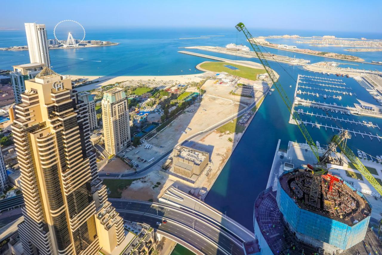 Penthouse In Dubai Marina , Cayan Tower , Sea View Lägenhet Exteriör bild