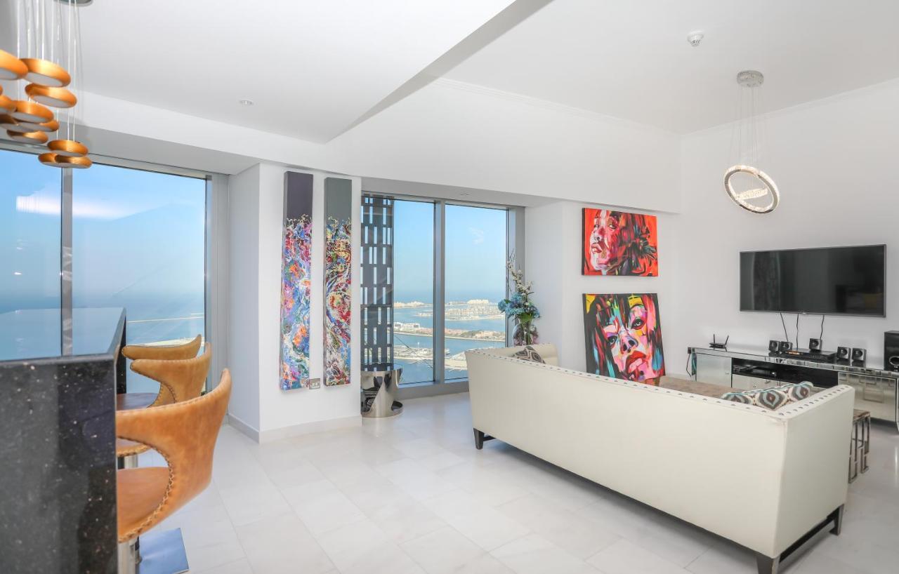 Penthouse In Dubai Marina , Cayan Tower , Sea View Lägenhet Exteriör bild