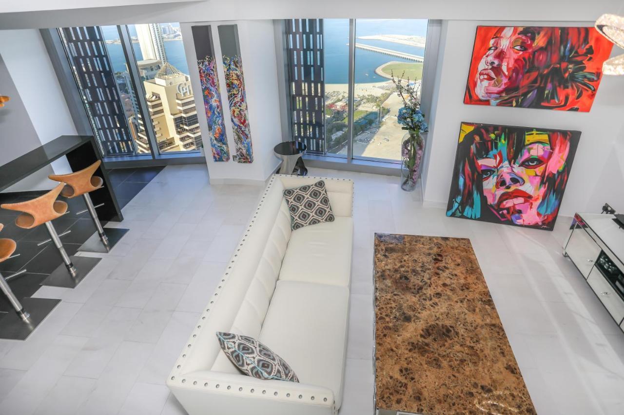 Penthouse In Dubai Marina , Cayan Tower , Sea View Lägenhet Exteriör bild