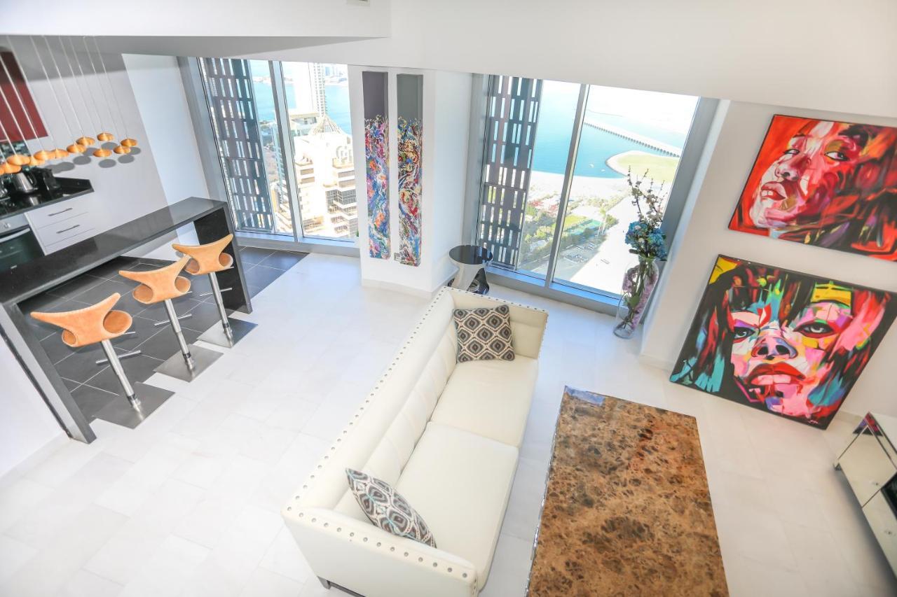 Penthouse In Dubai Marina , Cayan Tower , Sea View Lägenhet Exteriör bild