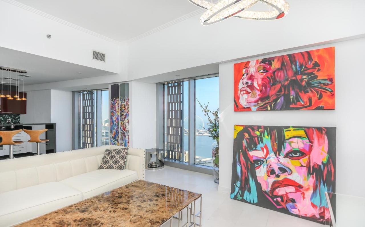 Penthouse In Dubai Marina , Cayan Tower , Sea View Lägenhet Exteriör bild