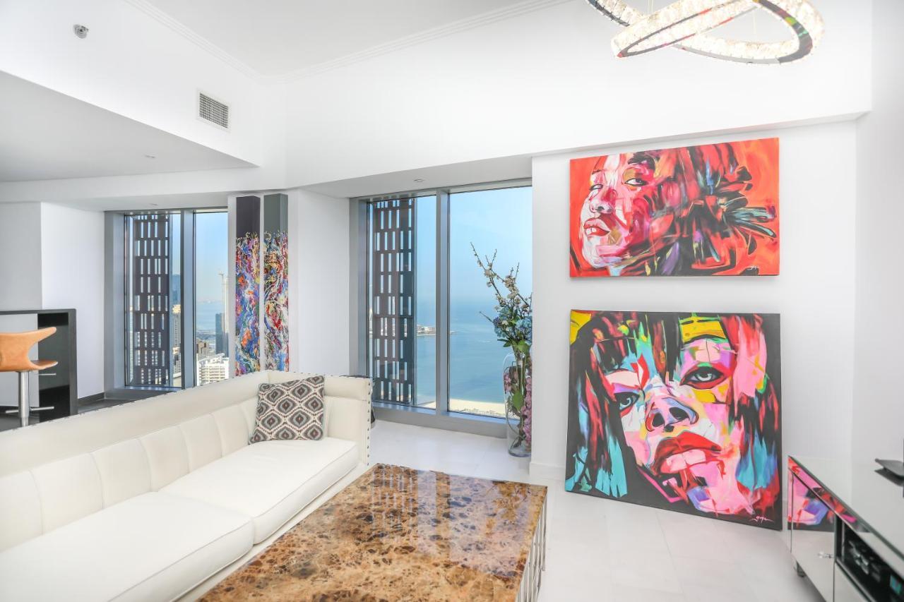 Penthouse In Dubai Marina , Cayan Tower , Sea View Lägenhet Exteriör bild