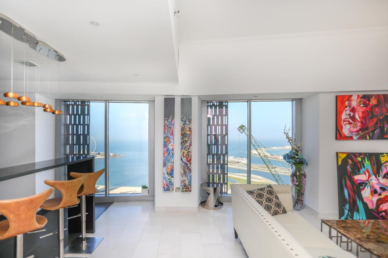 Penthouse In Dubai Marina , Cayan Tower , Sea View Lägenhet Exteriör bild