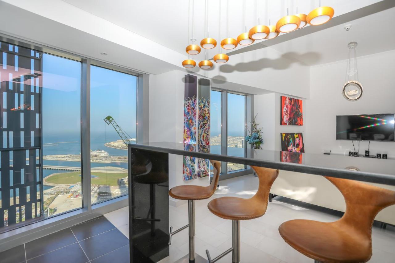 Penthouse In Dubai Marina , Cayan Tower , Sea View Lägenhet Exteriör bild